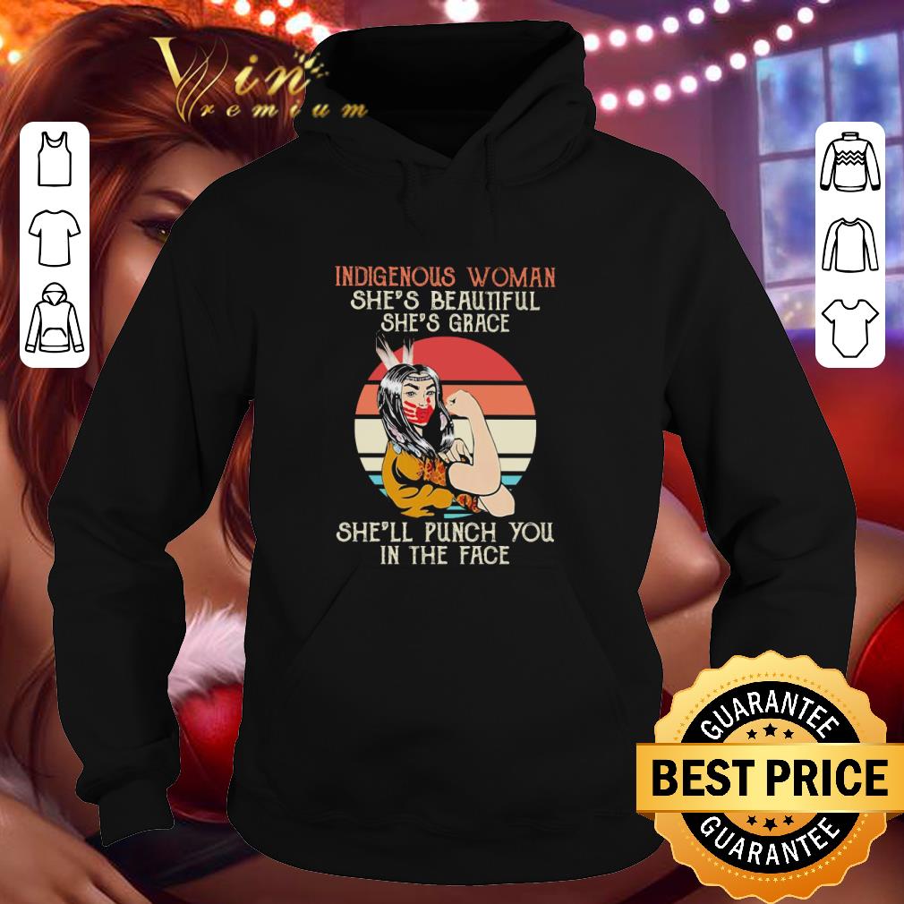 ac2b346f native indigenous woman she s beautiful she s grace vintage shirt 4 - Native Indigenous Woman She's Beautiful She's Grace Vintage shirt