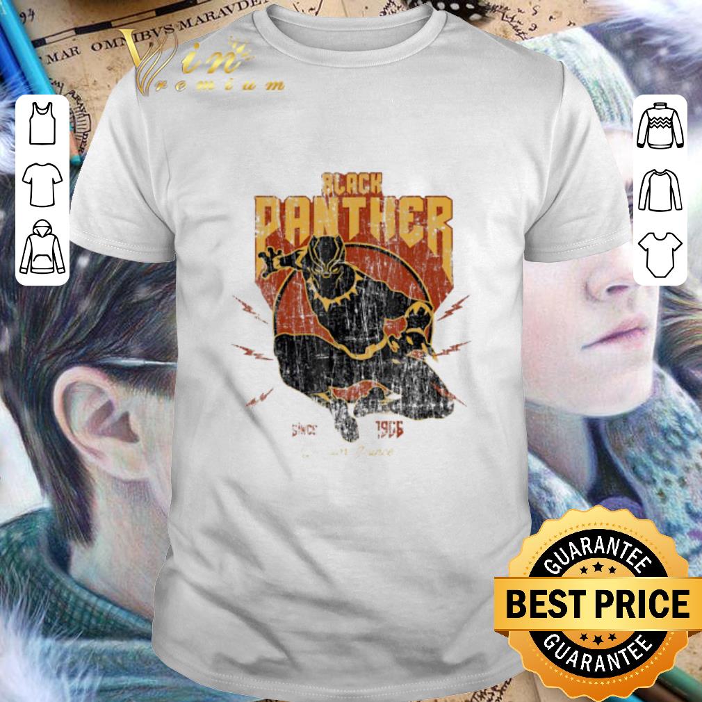 Official Black Panther Action Since 1966 Warrior Prince Vintage shirt