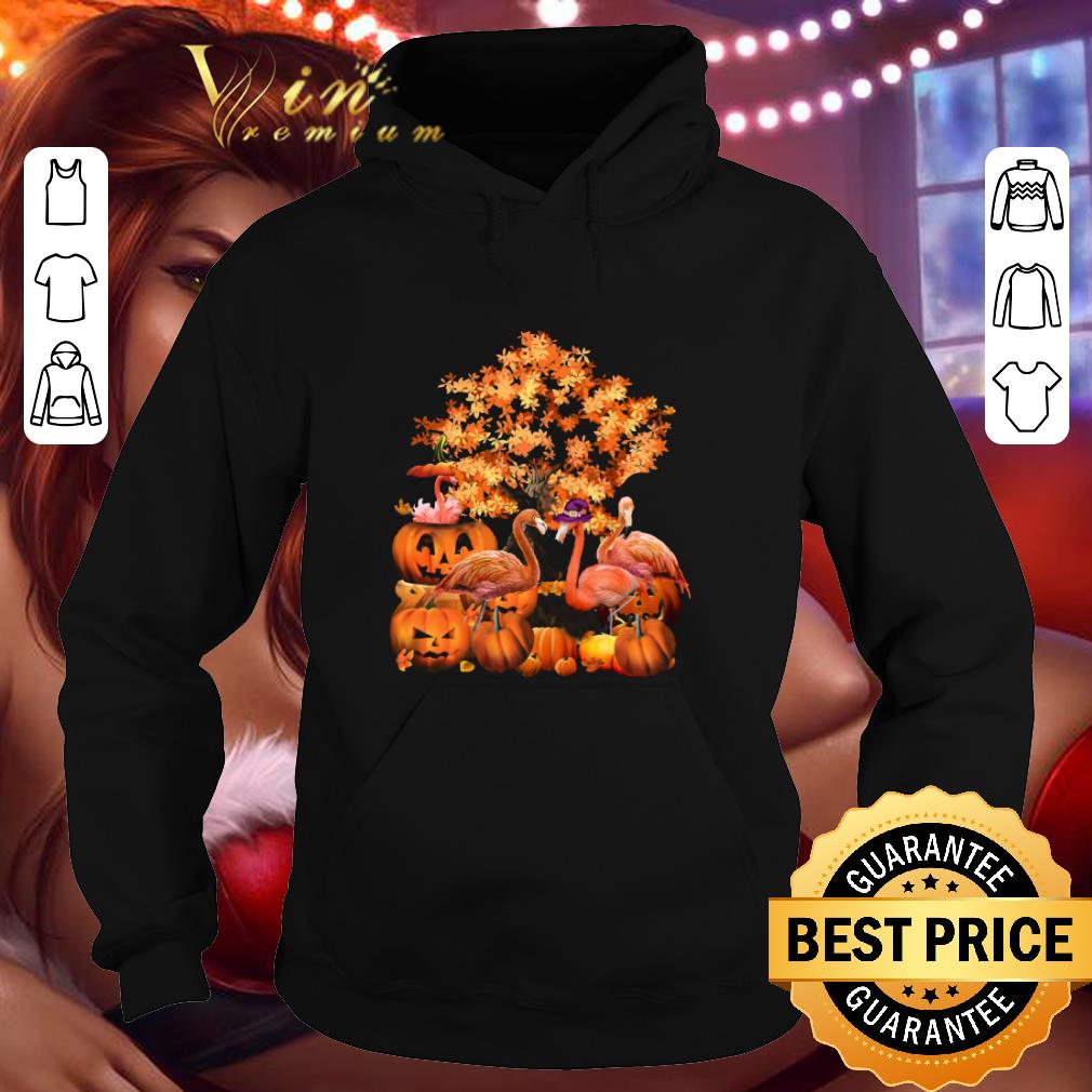 Flamingos and pumpkins Halloween shirt cb19155f flamingos and pumpkins halloween shirt 4 - Flamingos and pumpkins Halloween shirt