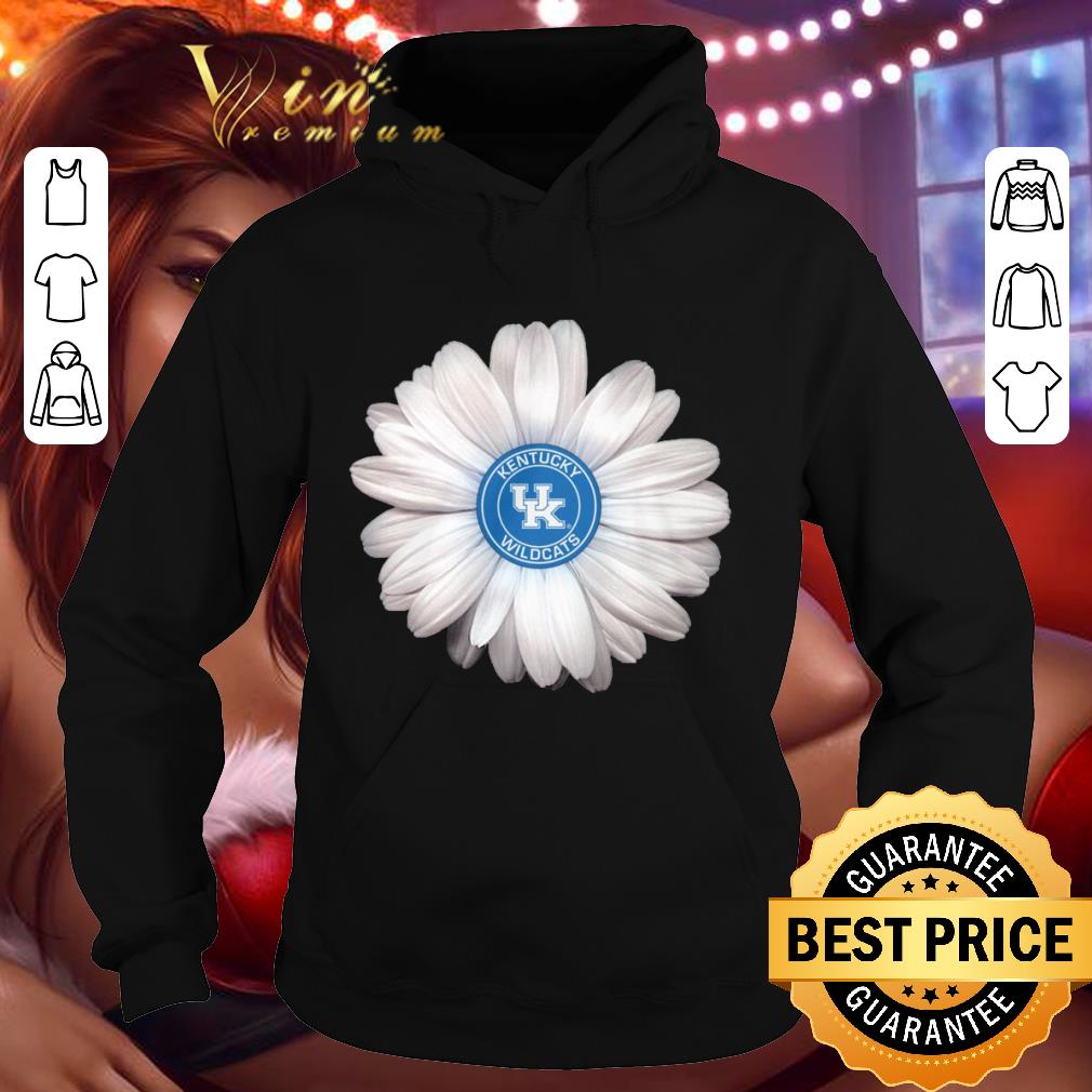 db24b0f5 official logo kentucky wildcats daisy flower shirt 4 - Official Logo Kentucky Wildcats Daisy flower shirt