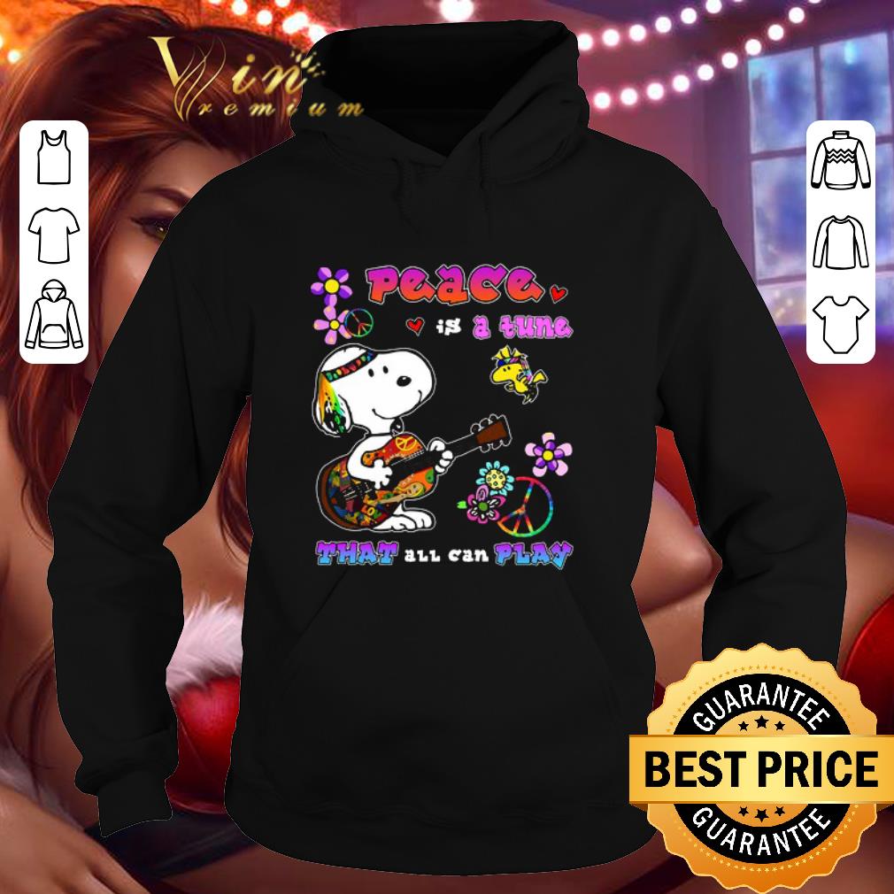 ee8f8b37 funny snoopy and woodstock peace is a tune that all can play shirt 4 - Funny Snoopy and Woodstock peace is a tune that all can play shirt