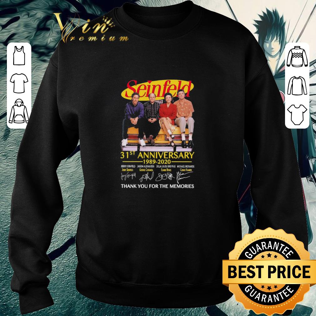 Top Seinfeld 31st anniversary 1989 2020 thank You for the memories signatures shirt f12b2e0d top seinfeld 31st anniversary 1989 2020 thank you for the memories signatures shirt 4 - Top Seinfeld 31st anniversary 1989 2020 thank You for the memories signatures shirt