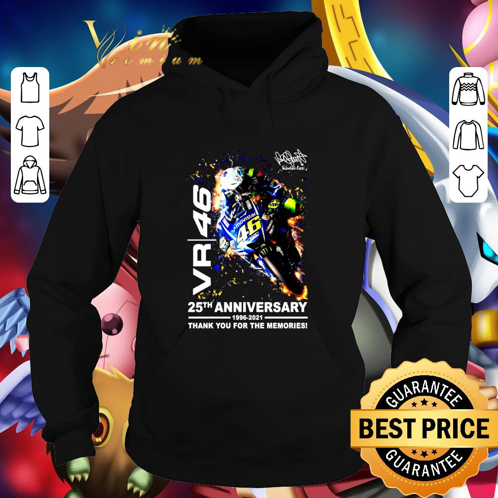 Official VR46 25th anniversary 1996-2021 thank you for the memories shirt f6d10f72 official vr46 25th anniversary 1996 2021 thank you for the memories shirt 4 - Official VR46 25th anniversary 1996-2021 thank you for the memories shirt