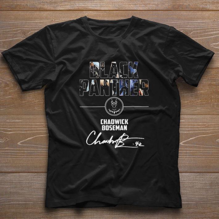 Awesome Black Panther Chadwick Boseman signature shirt