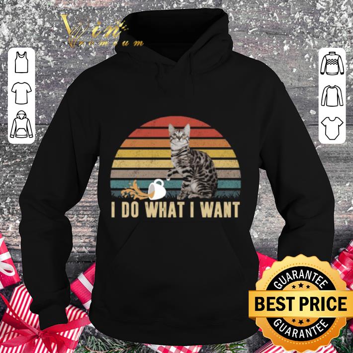 07a225c5 original bengal cat i do what i want vintage shirt 4 - Original Bengal cat I do what I want vintage shirt