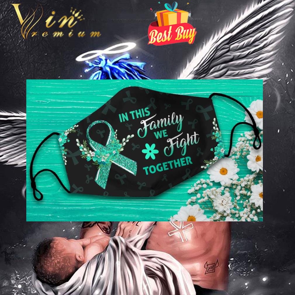 Daisy Ovarian Cancer Awareness Face Mask