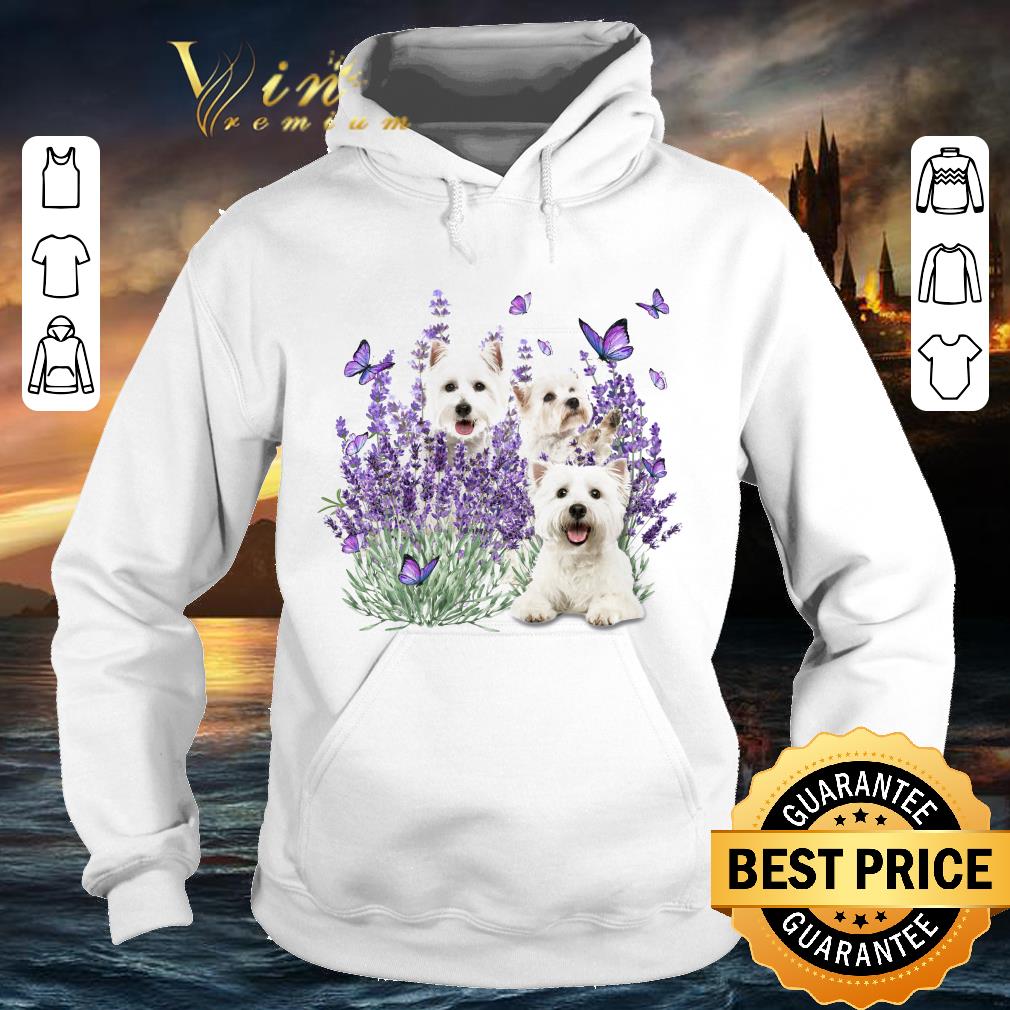 11d983a2 best westie and gorgeous purple flowers shirt 4 - Best Westie and Gorgeous Purple Flowers shirt
