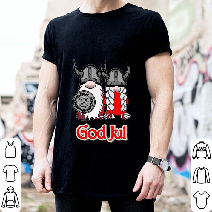 God Jul Viking Nisse Christmas shirt