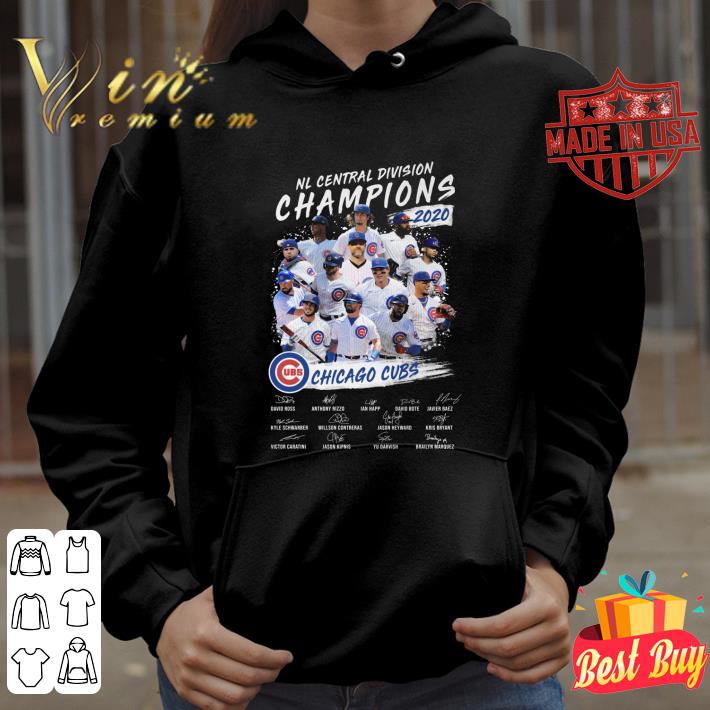 Original NL Central Division Champions 2020 Chicago Cubs signatures shirt 24b597aa original nl central division champions 2020 chicago cubs signatures shirt 4 - Original NL Central Division Champions 2020 Chicago Cubs signatures shirt