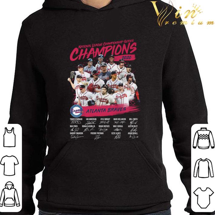 2bc3204a national league championship series champions 2020 atlanta braves signatures shirt 4 - National League Championship Series Champions 2020 Atlanta Braves Signatures shirt