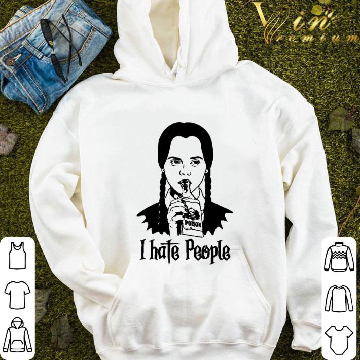 2d1101f0 wednesday addams i hate people shirt 4 - Wednesday Addams I Hate People shirt