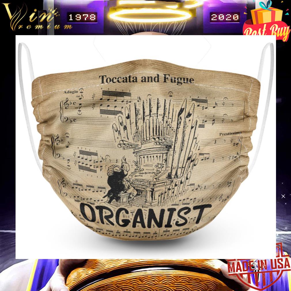 33e3300a toccata and fugue organist face mask 4 - Toccata and Fugue Organist face mask