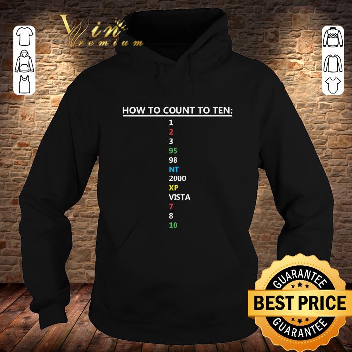 512fb37b best how to count to ten 1 2 3 95 98 nt 2000 xp vista 7 8 10 shirt 4 - Best How to count to ten 1 2 3 95 98 NT 2000 XP Vista 7 8 10 shirt