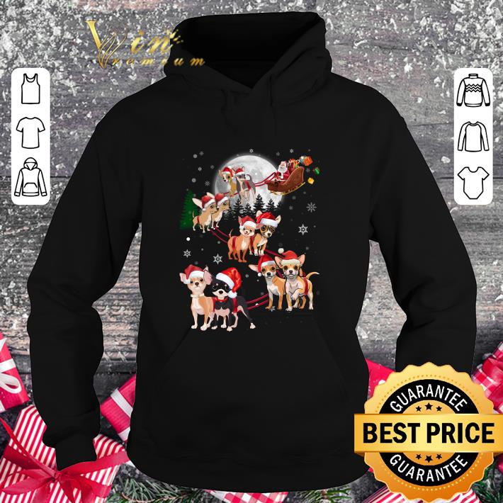 587db002 hot santa chihuahua and moon christmas shirt 4 - Hot Santa Chihuahua and moon Christmas shirt