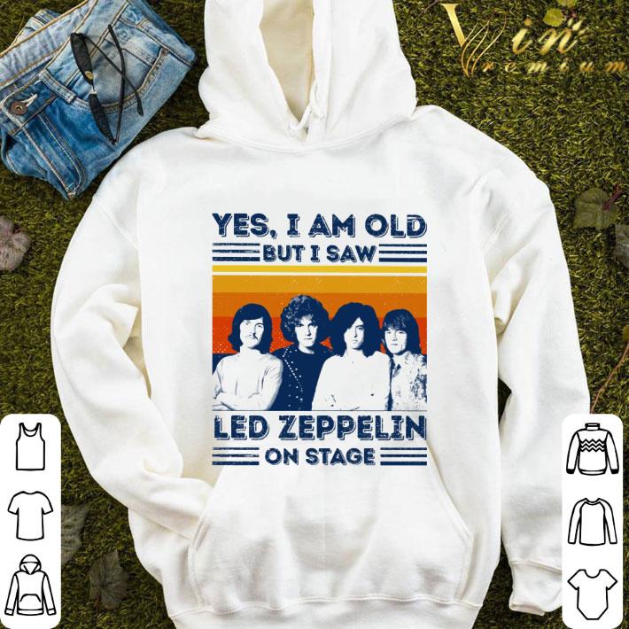 68207b7e yes i am old but i saw led zeppelin on stage vintage shirt 4 - Yes i am old but i saw Led Zeppelin on stage vintage shirt