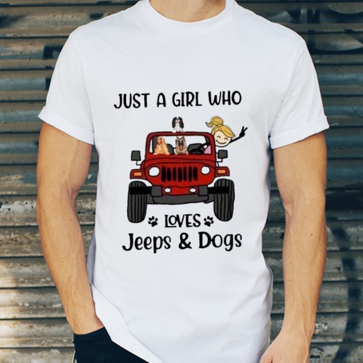 7880e203 just a girl who love jeep and dogs shirt 4 - Just A Girl Who Love Jeep And Dogs shirt