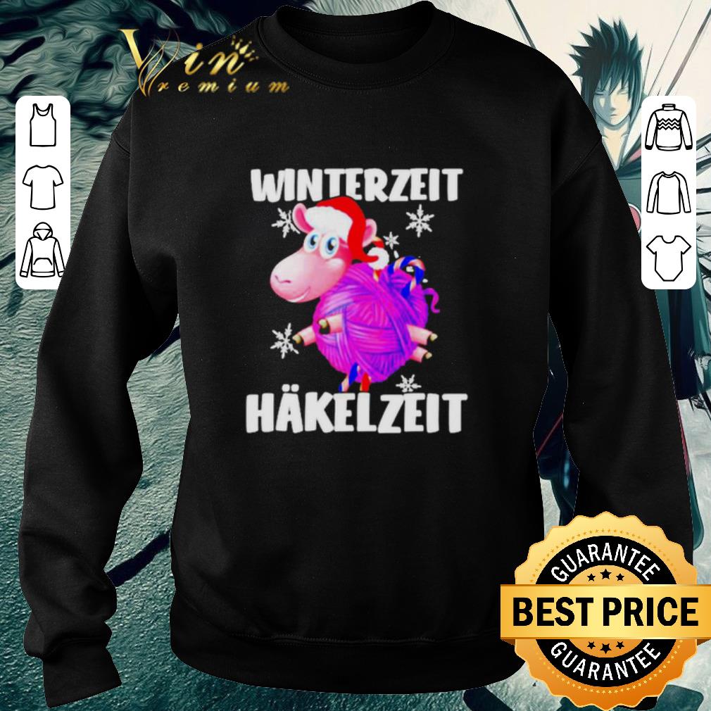 Official Sheep Santa hat Winterzeit Hakelzeit Christmas shirt 97ef204d official sheep santa hat winterzeit hakelzeit christmas shirt 4 - Official Sheep Santa hat Winterzeit Hakelzeit Christmas shirt