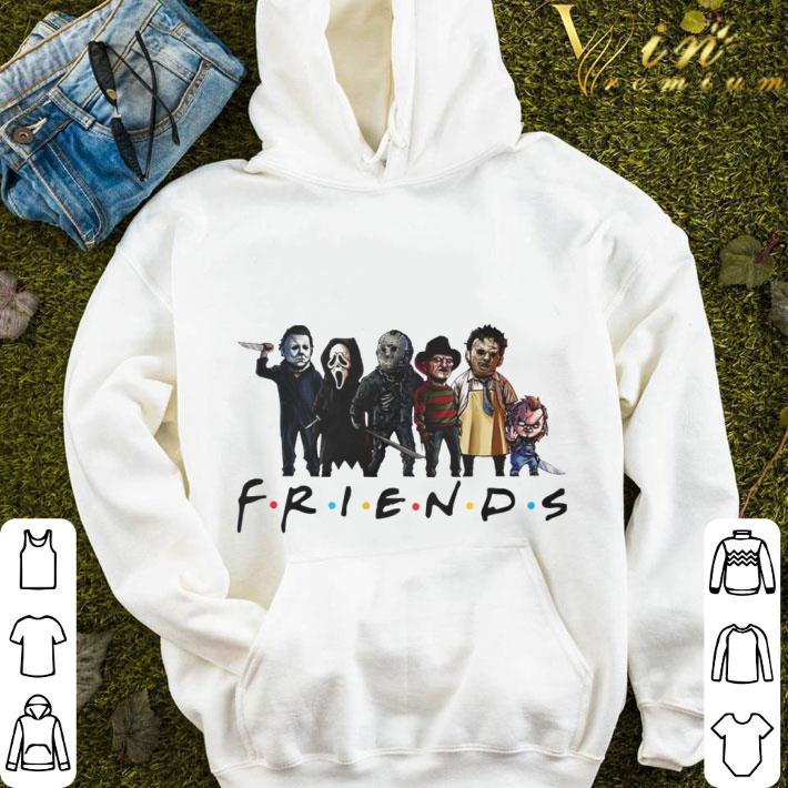 98690cd9 friends tv show michael myers ghostface jason freddy chucky shirt 4 - Friends TV Show Michael Myers Ghostface Jason Freddy Chucky shirt