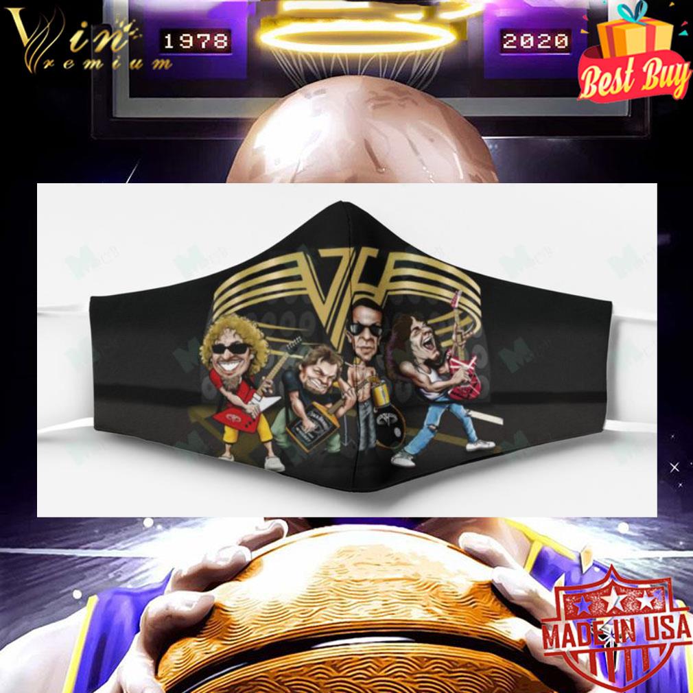 a4e33c57 symbol van halen band cartoon face mask 4 - Symbol Van Halen Band cartoon face mask
