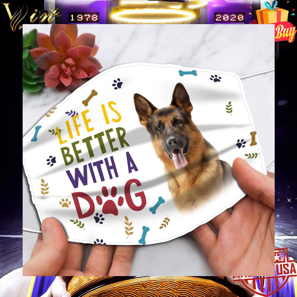 b095647a german shepherd life is better with a dog face mask 4 - German Shepherd life is better with a dog face mask