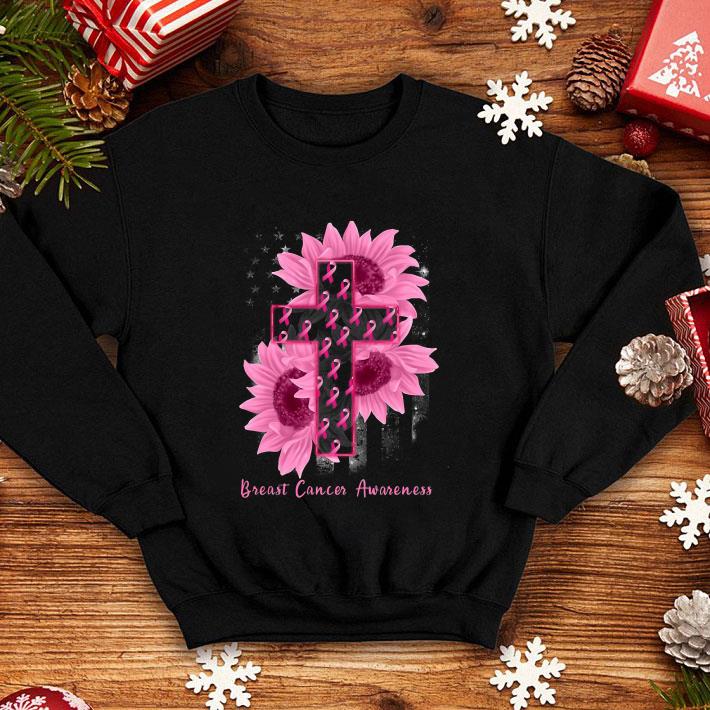 Sunflower American Flag Breast Cancer Awareness shirt c4f58584 sunflower american flag breast cancer awareness shirt 4 - Sunflower American Flag Breast Cancer Awareness shirt