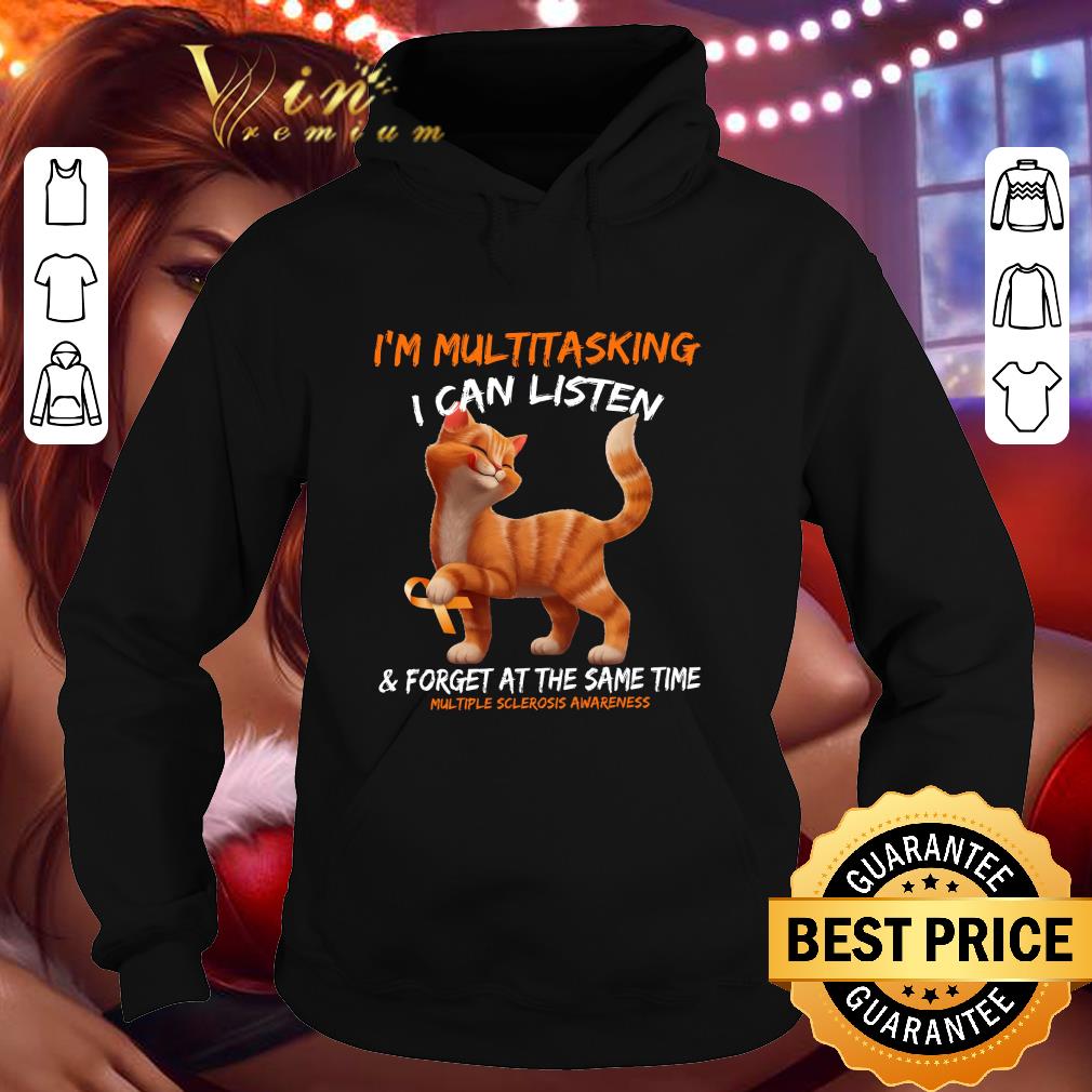 c939e6b9 cat i m multitasking i can listen multiple sclerosis awareness shirt 4 - Cat i'm multitasking i can listen Multiple Sclerosis Awareness shirt