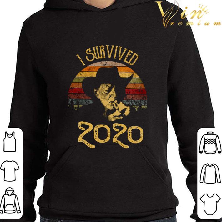 c98128fe willie nelson i survived 2020 vintage shirt 4 - Willie Nelson I Survived 2020 Vintage shirt