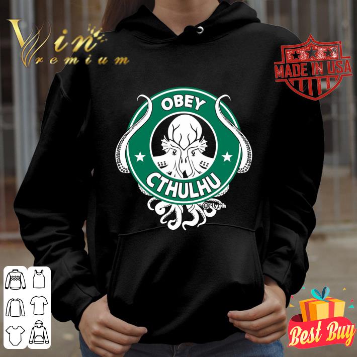 cc42486e awesome obey cthulhu starbucks shirt 4 - Awesome Obey Cthulhu Starbucks shirt
