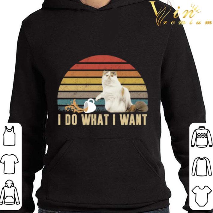 d5683f83 persian cat i do what i want vintage shirt 4 - Persian cat I Do What I Want Vintage shirt