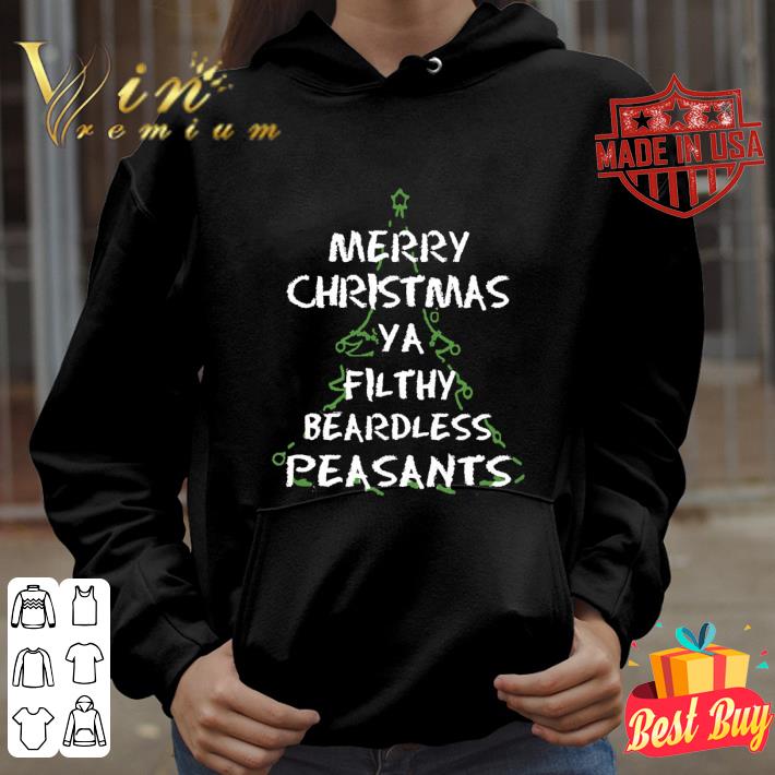 faed4571 funny merry christmas ya filthy beardless peasants shirt 4 - Funny Merry Christmas Ya Filthy Beardless Peasants shirt
