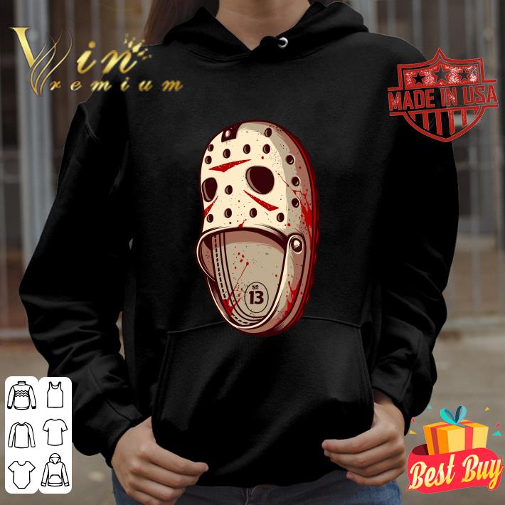 fe0b7a80 awesome jason voorhees crocs shoe shirt 4 - Awesome Jason Voorhees Crocs shoe shirt