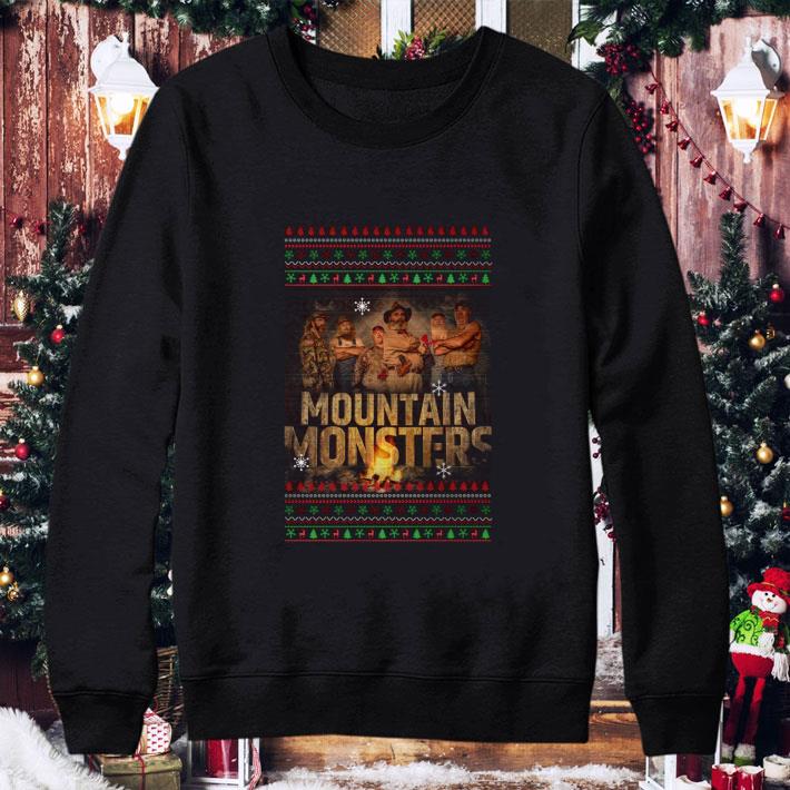 048f4c57 funny mountain monsters ugly christmas sweater shirt 4 - Funny Mountain Monsters Ugly Christmas Sweater shirt