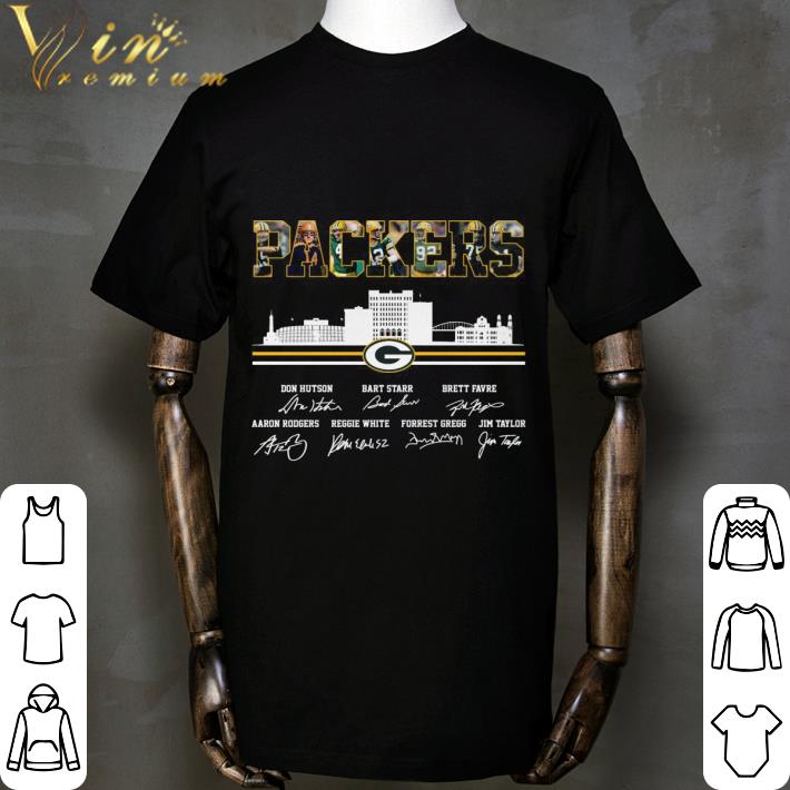 Green Bay Packers city signatures shirt