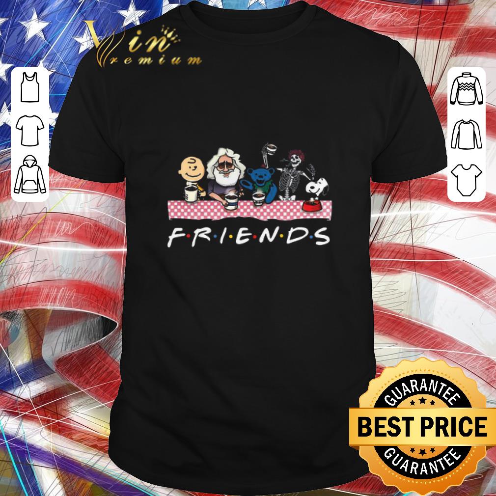 Original Charlie Brown And Snoopy And Skeleton And Grateful Dead Bears Friends Christmas Sweater shirt