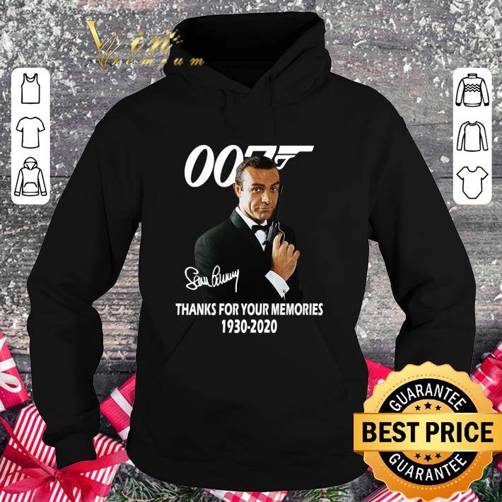 263b7a77 funny james bond 007 signature thank for your memories 1930 2020 shirt 4 - Funny James Bond 007 signature thank for your memories 1930-2020 shirt