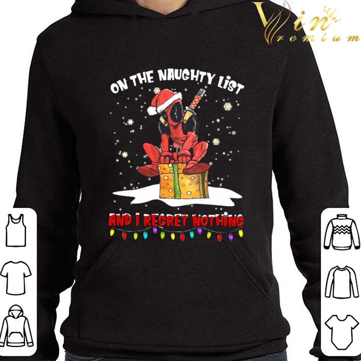 Marvel Deadpool On The Naughty List And I Regret Nothing Christmas shirt 427bd33c marvel deadpool on the naughty list and i regret nothing christmas shirt 4 - Marvel Deadpool On The Naughty List And I Regret Nothing Christmas shirt