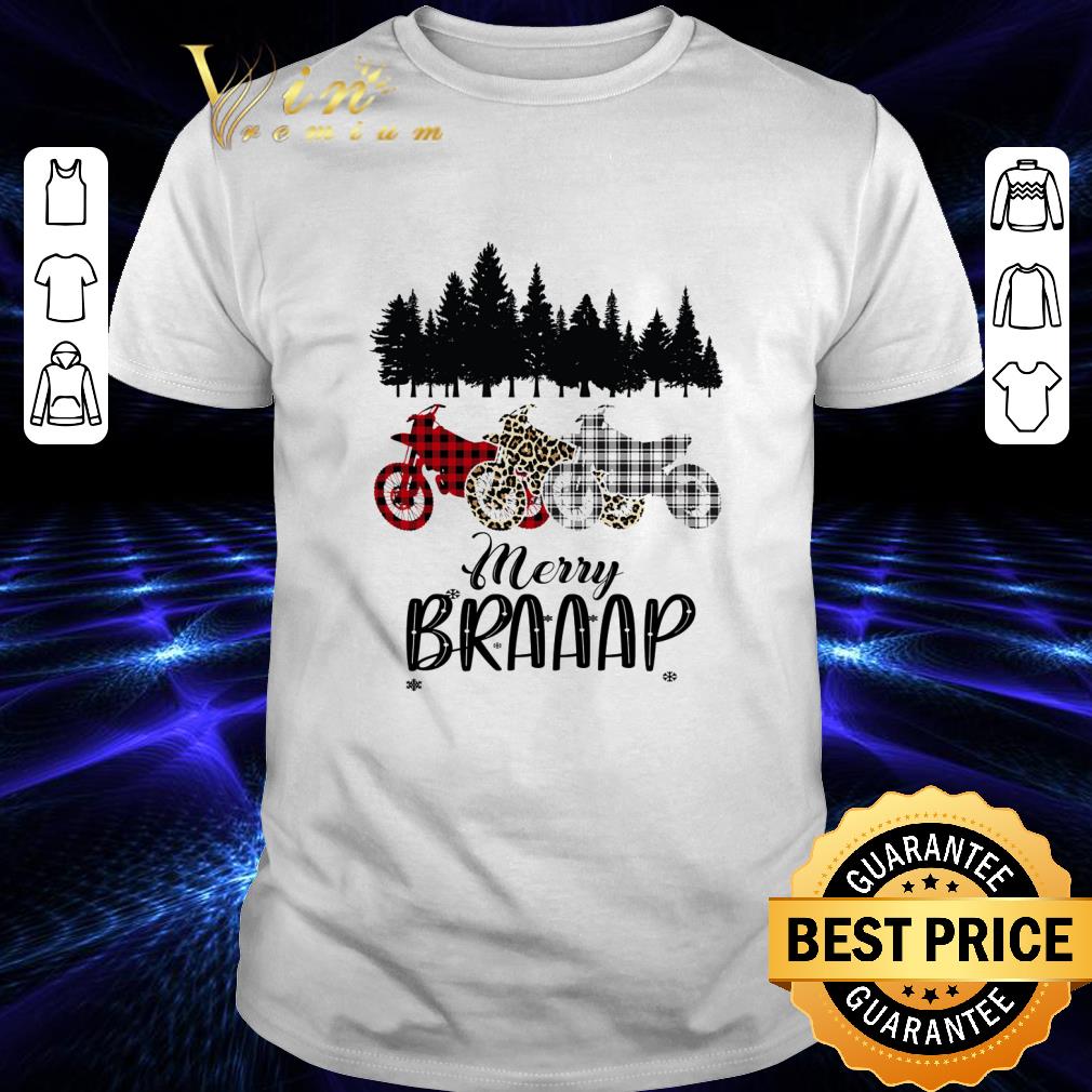 Premium Motorcycle Merry Braaap Christmas shirt