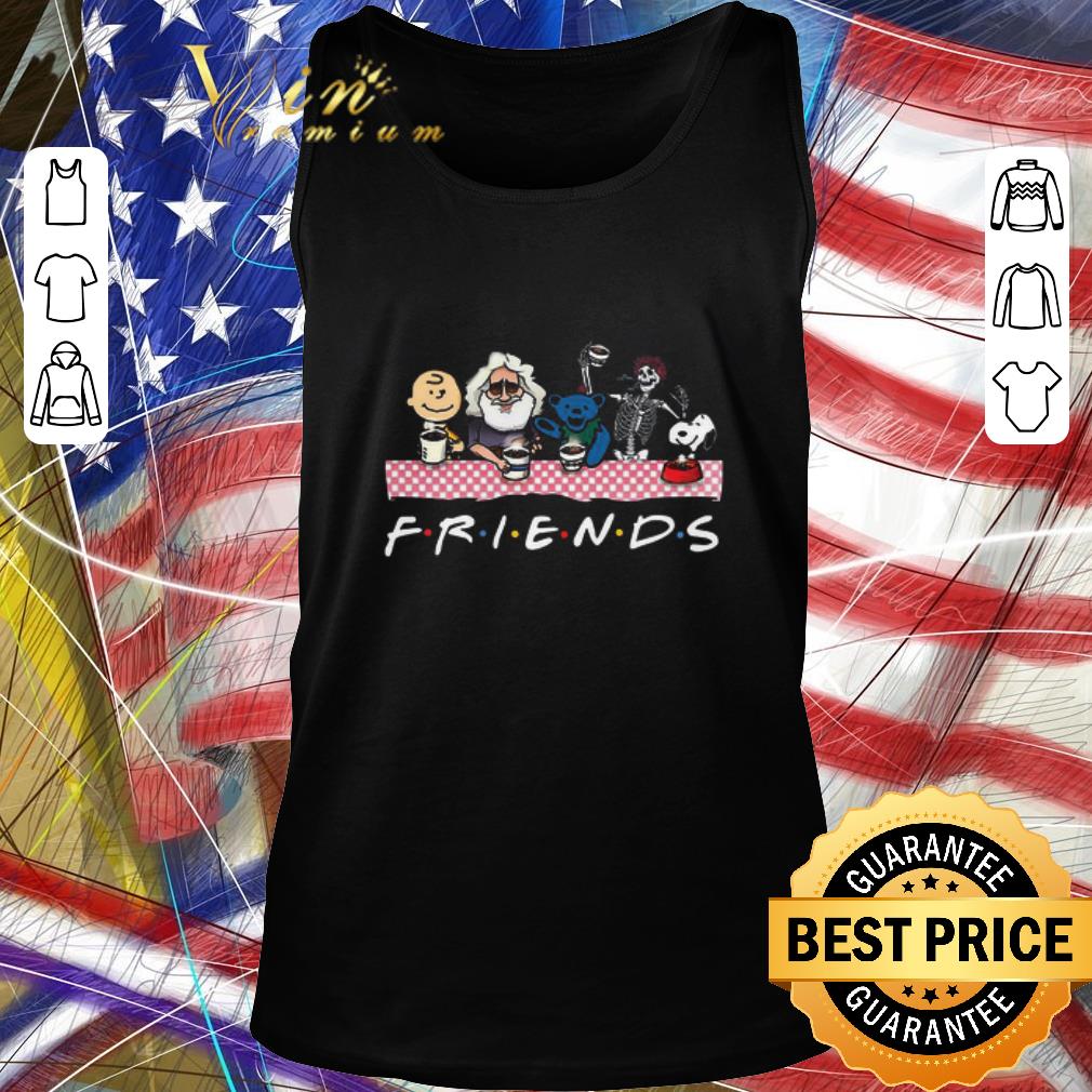 Original Charlie Brown And Snoopy And Skeleton And Grateful Dead Bears Friends Christmas Sweater shirt