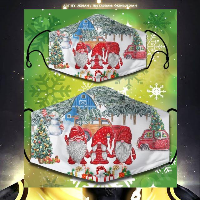 Gnomes Christmas face mask 65e9ba6c gnomes christmas face mask 4 - Gnomes Christmas face mask