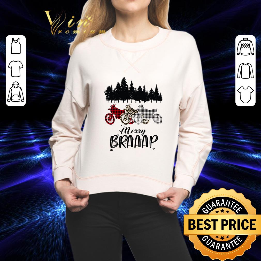 Premium Motorcycle Merry Braaap Christmas shirt