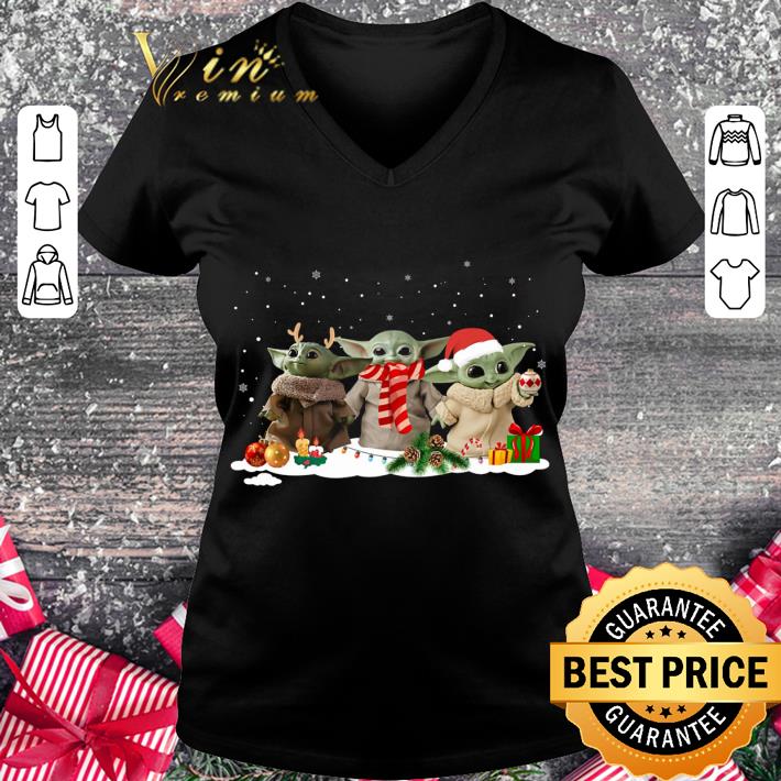 Hot Star Wars Baby Yoda Christmas shirt Hot Star Wars Baby Yoda Christmas shirt