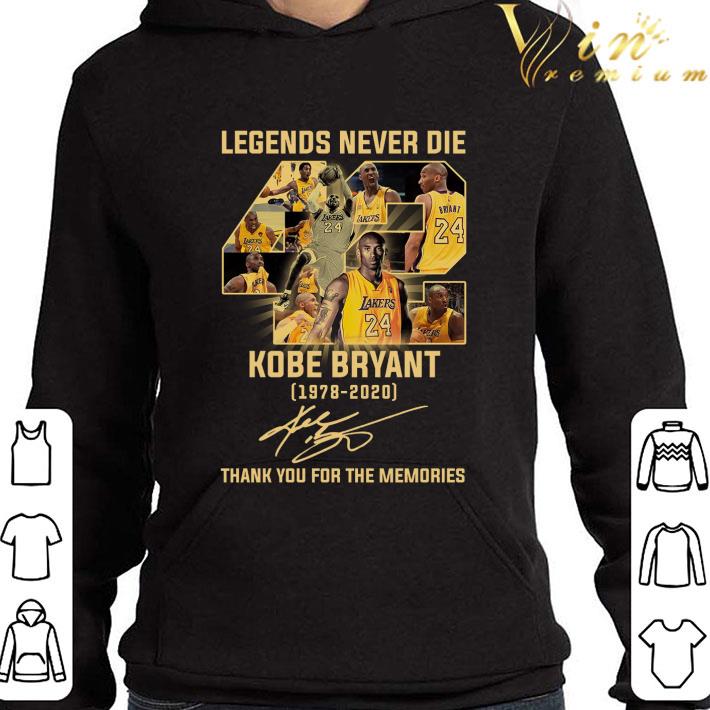 766b8d77 lakers legends never die 42 kobe bryant 1978 2020 signature shirt 4 - Lakers Legends Never Die 42 Kobe Bryant 1978-2020 Signature shirt