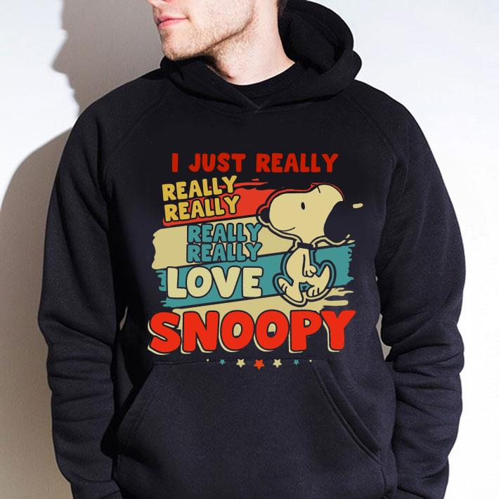 Funny Vintage I Just Really Love Snoopy shirt 77885429 funny vintage i just really love snoopy shirt 4 - Funny Vintage I Just Really Love Snoopy shirt