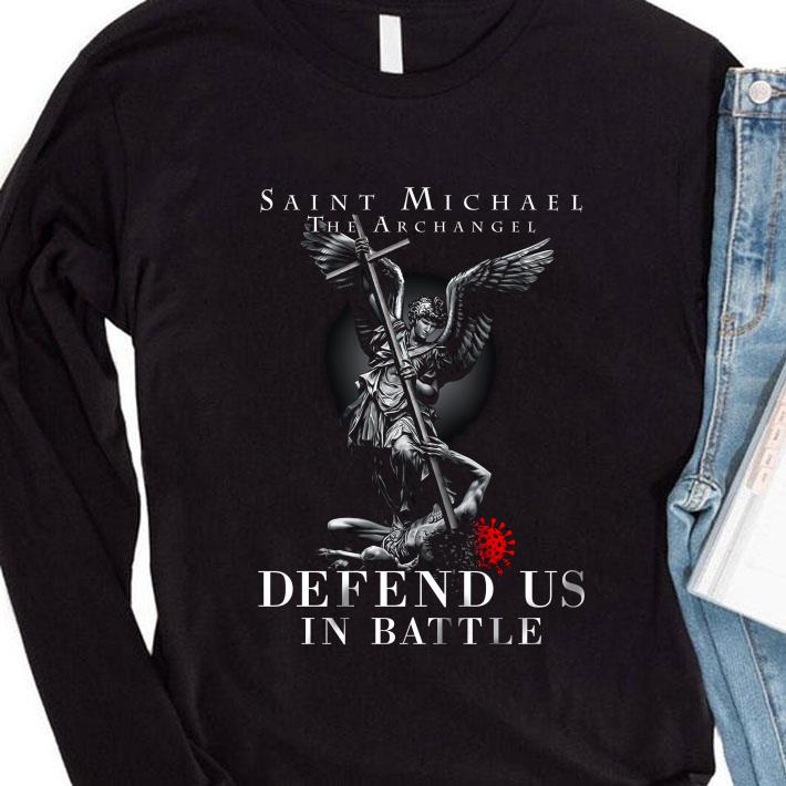 Premium Saint Michael The Archangel Defend Us In Battle Coronavirus shirt 799eef3d premium saint michael the archangel defend us in battle coronavirus shirt 4 - Premium Saint Michael The Archangel Defend Us In Battle Coronavirus shirt