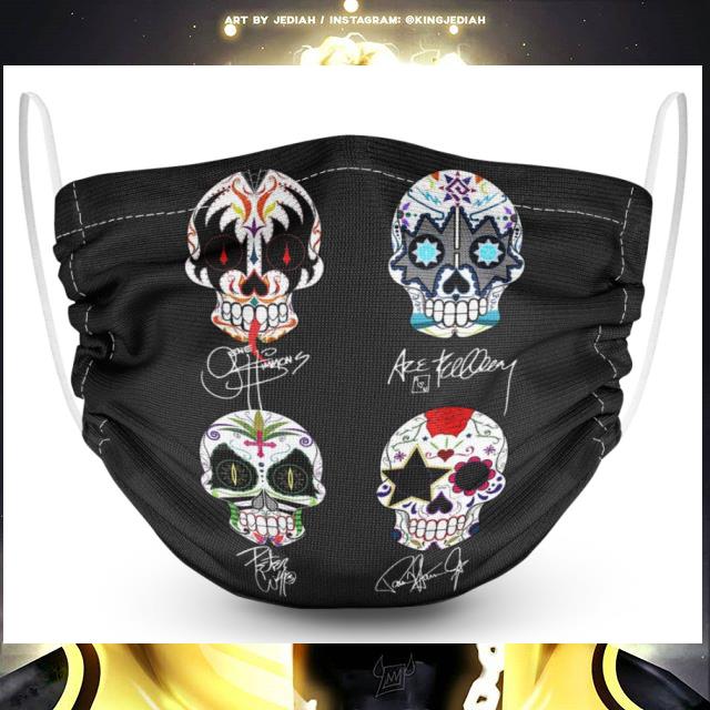 7d534fdc sugar skull kiss face mask 4 - Sugar Skull Kiss face mask