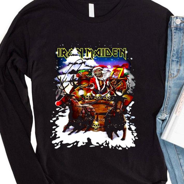8ceea6a5 premium iron maiden mashup christmas shirt 4 - Premium Iron Maiden mashup Christmas shirt