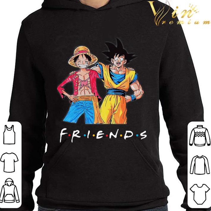 90285906 friends luffy and son goku dragon ball z one piece shirt 4 - Friends Luffy and Son Goku Dragon Ball Z One Piece shirt