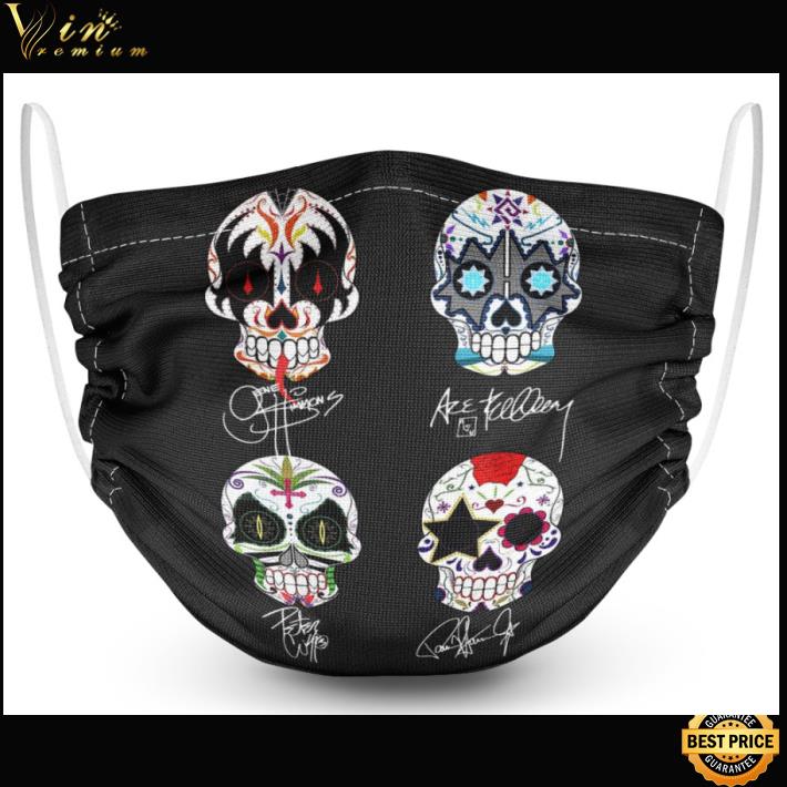 Sugar Skull Kiss face mask