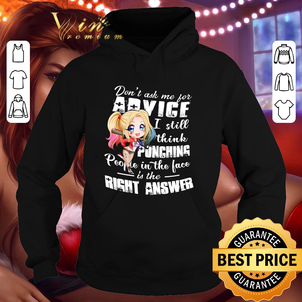 Original Harley Quinn Chibi Don't Ask Me For Advice I Still Think Punching shirt b2ebac44 original harley quinn chibi don t ask me for advice i still think punching shirt 4 - Original Harley Quinn Chibi Don't Ask Me For Advice I Still Think Punching shirt
