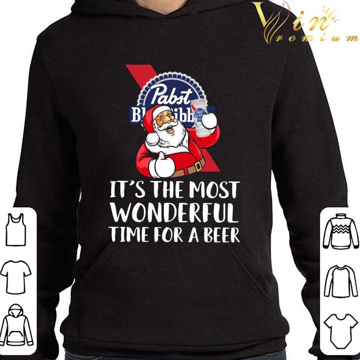 Christmas Pabst Blue Ribbon It's The Most Wonderful Time For A Beer shirt c1d590ef christmas pabst blue ribbon it s the most wonderful time for a beer shirt 4 - Christmas Pabst Blue Ribbon It's The Most Wonderful Time For A Beer shirt